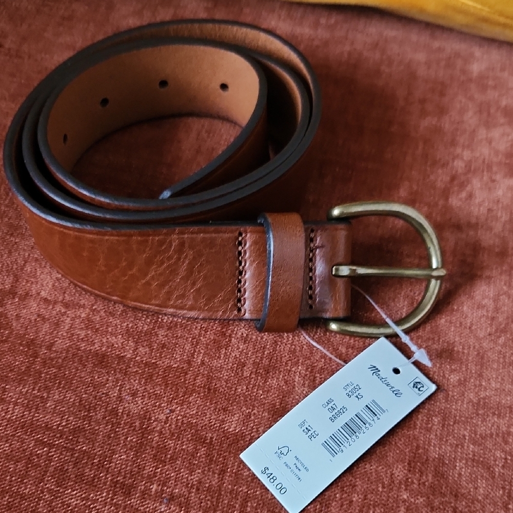 Women's Brown Leather Belt